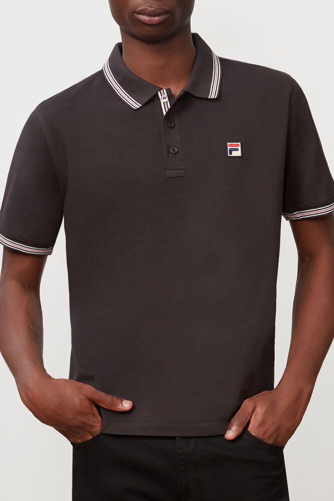 Fila Polo Panske Matcho 3 Čierne - CPWOR7389